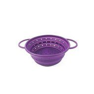 Silicone Collapsible Colanders Strainer Set (Purple) #L #M #S