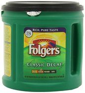 Folgers Classic Decaf Medium Roast - Makes 270 cups - 33.9oz (2lb 1.9oz) 961g