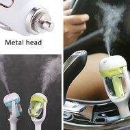 Travel Size Mini Car Humidifier Diffuser Essential Oil Ultrasonic Aroma Mist Purifier Air Freshener Blue