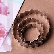 ASDOMO Peony Shape Sugarcraft Cake Decorating Cookies Pastry Baking Cutter Mould Tool 6 PCS 2 Sets N5