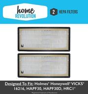 2 Holmes HEPA Air Purifier Filter Home Revolution Brand; Compare to Part # 16216, HRC1, HAPF30, HAPF30D