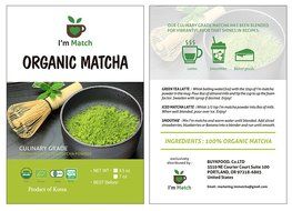 USDA Certified Organic Green Tea Powder from Korean Brand I'm Matcha - Fat Burner &amp; Diet Supplement &amp; Antioxidants... N8