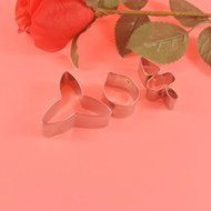 ASDOMO Peony Shape Sugarcraft Cake Decorating Cookies Pastry Baking Cutter Mould Tool 6 PCS 2 Sets N10