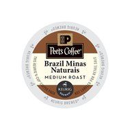 Peet&#039;s Brazil Minas Naturais Coffee Medium Roast Single Serve 96 Cups