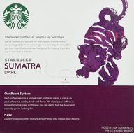 Starbucks Sumatra Dark Roast Coffee Keurig K-Cups, 16 Count