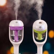 Travel Size Mini Car Humidifier Diffuser Essential Oil Ultrasonic Aroma Mist Purifier Air Freshener Blue N3