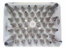 Yingwei 52 Steel Icing Piping Nozzles Tips Set Cake Decorating Sugarcraft