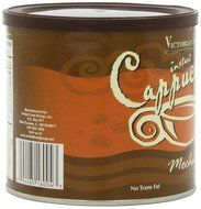 Victorian Inn Instant Cappuccino, Mocha, 16-Ounce Canisters (Pack of 6) N6