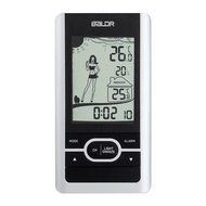 BALDR Dress Indicate Thermometer with In/Out Temperature Outdoor Humidity Time and Alarm Function Remote Sensor... N3