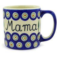 Ceramika Bona H7370E Polish Pottery Ceramic Mug Hand Painted, 12-Ounce