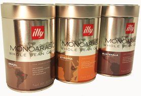 illy MonoArabica Whole Bean Trio 7881 7882 7883