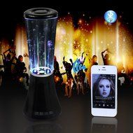 abcGoodefg&reg; Dancing Water Speakers Bluetooth Light Show Music Fountain Speaker with Subwoofer White N12