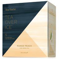 Tea Forte TEA OVER ICE Blends, Five Iced Tea Infusers, Mango Peach Green Tea N4