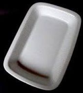 DANSK Bistro Portugal Baking Dish, DANSK Casserole Dish, White Rectangular Casserole 14 x 10