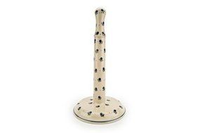 Polish Pottery Blueberry Paper Towel Holder