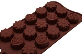 Yunko Various Flower Ice Cube Silicone Mold Chocolate Candy Mold Fondant Cake Decorating Mold N4