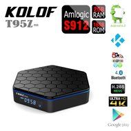 KOLOF T95Z Plus Amlogic S912 OTT TV Box 2G 16G Android 6.0 KODI 16.1 Octa Core Streaming Media Player