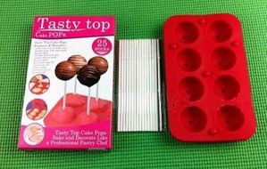 Quality Silicone Cake Mold 8 Holes Cake Chocolate Lollipop Pop Mould Baking Tray With 16Pcs Sticks