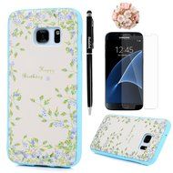 Badalink Galaxy S7 Case Shockproof Drop Protection Soft TPU Rubber Bumper Protective Back Cover Slim-Fit Flexible... N7