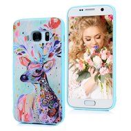 Badalink Galaxy S7 Case Shockproof Drop Protection Soft TPU Rubber Bumper Protective Back Cover Slim-Fit Flexible... N9
