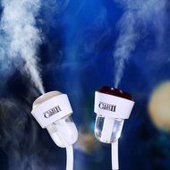Car Humidifier II Car Air Humidifier with USB Changer Port, Aromatherapy Essential Oil Aroma Diffuser, Air Purify... N3