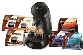 Senseo Coffee Maker Bundle including Senseo Coffee Variety Pack Sampler -6-flavor (Pack of 6) N5