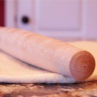 Sugar Maple French Style Rolling Pin: Tapered Solid Wood Design. Hand Crafted in the USA. N2