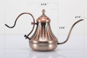 Pour Over Gooseneck Kettle Perfect Drip Coffee Kettle for Pour Over Coffee and Tea Lovers - Gooseneck Spout For... N5
