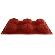 Fanhesheng 6 Cavities Silicone Baking Mold Cake Pan Handmade Biscuit Mold Flower Molds Color Random N4