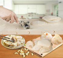 Rolling Round Cutter by Rosa&rsquo;s | Stainless Steel Rolling Cookie Cutter | Baking &amp; Pastry Kitchen Tool | Ideal... N7