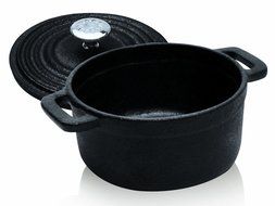 Ecolution .25 Quart Cast Iron Casserole with Lid - EOBK-2515