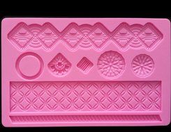 Silicone Fondant Mould Lace Mat , KOOTIPS Rose Silicone Lace Fondant Mat Mould Cake Decorating Baking Mold Sugar... N7
