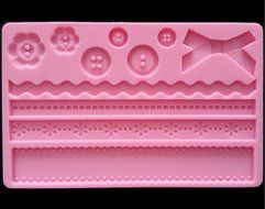 Silicone Fondant Mould Lace Mat , KOOTIPS Rose Silicone Lace Fondant Mat Mould Cake Decorating Baking Mold Sugar... N9