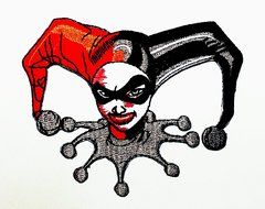 Batman Villain Gotham Joker Dc Comics Iron on Applique Patch - Applique Embroidered Patches - Backpack Patches...