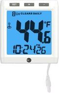 Ambient Weather WS-01T-C Color Changing Wireless Temperature Night Light with Ambient Backlight, Console Only