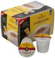 Gevalia, 2-Step K-Cup &amp; Froth Packets, 6 Count, 1.41oz Box (Pack of 3) (Vanilla Latte) N2