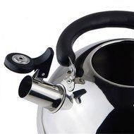 OCATO Safe Whistling Coffee and Tea Kettle Stainless Steel 2.4-Quart Silver Durable N3