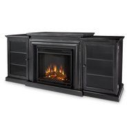 Real Flame 7740E Frederick Entertainment Center with Electric Fireplace, Large, Chestnut Oak