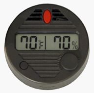 HygroSet Round Digital Hygrometer w/ Calibrating Kit