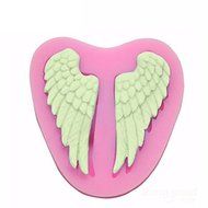 "dipshop Angel Wings Silicone Fondant Mold Chocolate Polymer Clay Mould" shopping