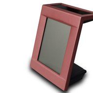 CNUALV Metal Solar Power Digital LCD Weather Station with Time,Temperature,Humidity,Clock Alarm Function (Gray) N2