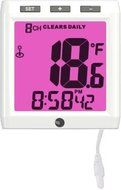 Ambient Weather WS-01T-C Color Changing Wireless Temperature Night Light with Ambient Backlight, Console Only N2