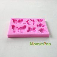 Mom&amp;pea 0534 Butterfly Ladybird Dragonfly Shaped Silicone Mould for Fondant Cake Sugar Paste Cake Decoration 3d...