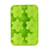 Seedan Silicone Baking Cups Cake Pan Muffin Tin Handmade Biscuit Chocolate Ice Cube Tray DIY Mold (Flower, Red... N4