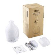 Aiho Deik Essential Oil Diffuser, 200ml Glass Cover Aroma Humidifier Whisper Quiet 4 Timer Modes &amp; 7 Color LED... N4