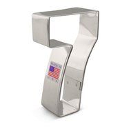 Ann Clark Number Seven / #7 Cookie Cutter - 3.4 Inches - US Tin Plated Steel