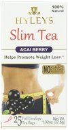 Hyleys Tea Slim Tea, Acai Berry, 1.32 Ounce