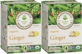 Traditional Medicinals Organic Ginger Herbal Wrapped Tea Bags - 0.85 oz - 16 ct