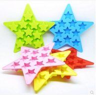 11Cup pentagram Silicone Muffin &amp; Cupcake Baking Pans,, Non-Stick, Easy To Clean, Oven / Microwave / Dishwasher... N5