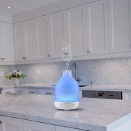 Aiho Deik Essential Oil Diffuser, 200ml Glass Cover Aroma Humidifier Whisper Quiet 4 Timer Modes &amp; 7 Color LED... N7